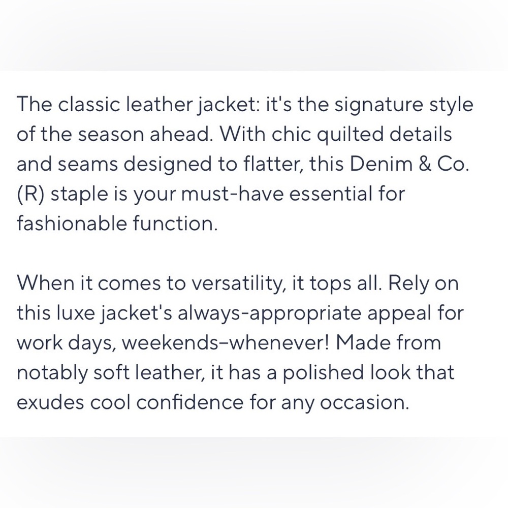 Women's Leather Jacket with Quilting Detail - Picture 7 of 9